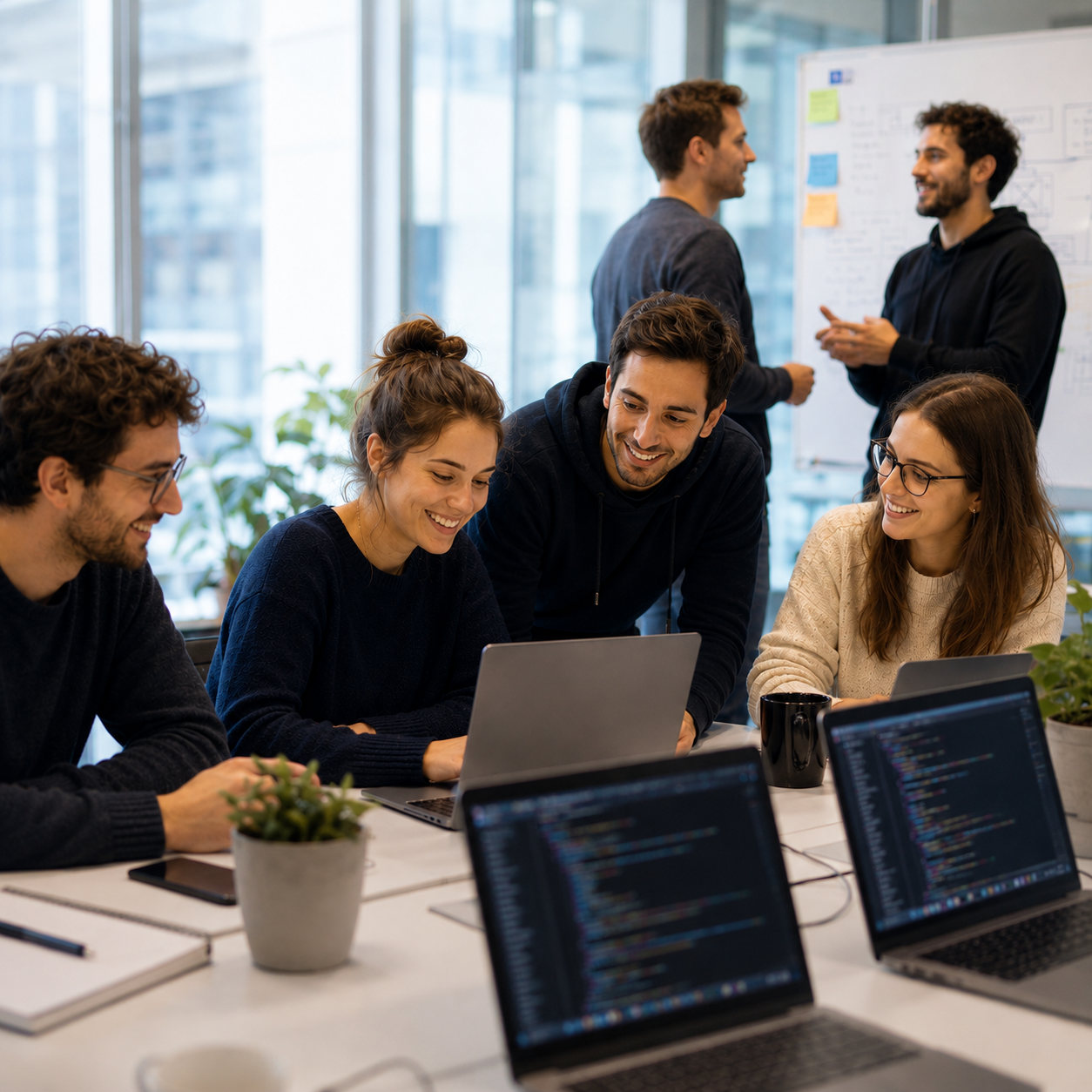 Équipe DeepCodIA collaborant autour de l'IA souveraine au service du software engineering